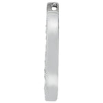 Platinum White Diamond Circle Pendant