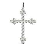 Lab Diamond Religious Cross Pendant