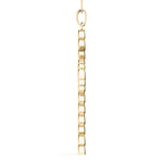 Yellow Gold Diamond Religious Cross Pendant