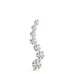 18K Rose Gold Diamond Journey Pendant