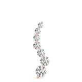 18K Rose Gold Diamond Journey Pendant