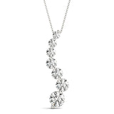 Platinum Lab Diamond Journey Pendant