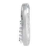 18K White Gold Diamond Journey Pendant