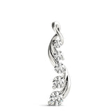 Platinum Diamond Journey Pendant