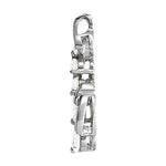 18K White Gold Diamond Journey Pendant