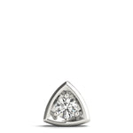 1 CT Lab Diamond White Platinum Pendant
