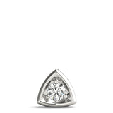 1 CT Lab Diamond White Platinum Pendant