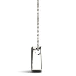 1 CT Lab Diamond 14K White Gold Pendant