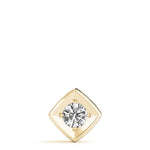 1 Carat Lab Diamond 18K Yellow Gold Pendant