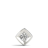 1 CT Lab Diamond 18K White Gold Pendant