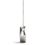 1 Ct Lab Diamond 14K White Gold Pendant