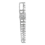18K White Gold Diamond Religious Cross Pendant