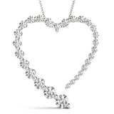Platinum Lab Diamond Journey Pendant