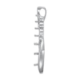 Multi-Stone Lab Diamond Journey Pendant
