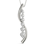 Platinum Lab Diamond Journey Pendant