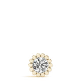 14K Yellow Gold 1CT Lab Diamond Pendant