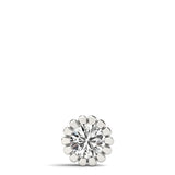 1 CT Lab Diamond 14K White Gold Pendant