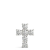 Lab Diamond Religious Cross Pendant