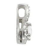 18K White Gold Multi-Diamond Pendant