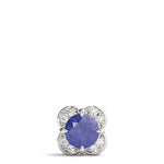White Gold Lab Diamond Halo Pendant - 1.0ct Center