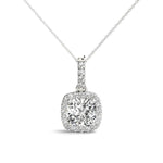 Diamond Lab Grown Halo Pendant