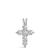 Platinum Diamond Cross Pendant