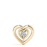 14K Yellow Gold 0.5CT Lab Diamond Pendant