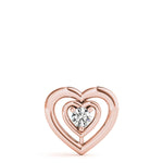 18K Rose Gold 0.5CT Lab Diamond Pendant