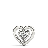 0.5CT Lab Diamond Platinum Solitaire Pendant