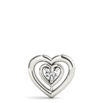 0.5CT Lab Diamond 18K White Gold Pendant