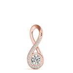 Rose Gold Lab Diamond Multi-Stone Pendant