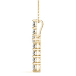 11-Diamond 14K Yellow Gold Cross Religious Pendant