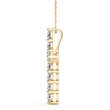 11-Diamond 14K Yellow Gold Cross Religious Pendant