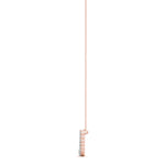 Rose Gold Lab Diamond Fashion Pendant
