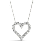 Diamond Lab Grown Heart Pendant