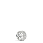 White Platinum Multi-Diamond Round Pendant