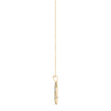Yellow Gold Diamond Star of David Religious Pendant