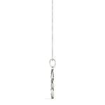White Gold 12-Diamond Geometric Fashion Pendant