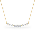 Yellow Gold Lab Diamond Pendant Necklace