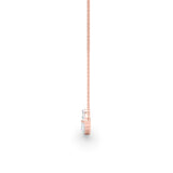 Rose Gold Lab Diamond Pendant Necklace