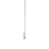 18K White Gold Lab Diamond Necklace