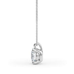 1 CT Lab Diamond Solitaire Pendant