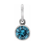 Posh Mommy® Imitation Birthstone Charm/Pendant