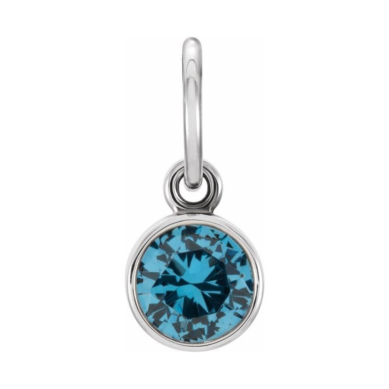 Posh Mommy® Imitation Birthstone Charm/Pendant