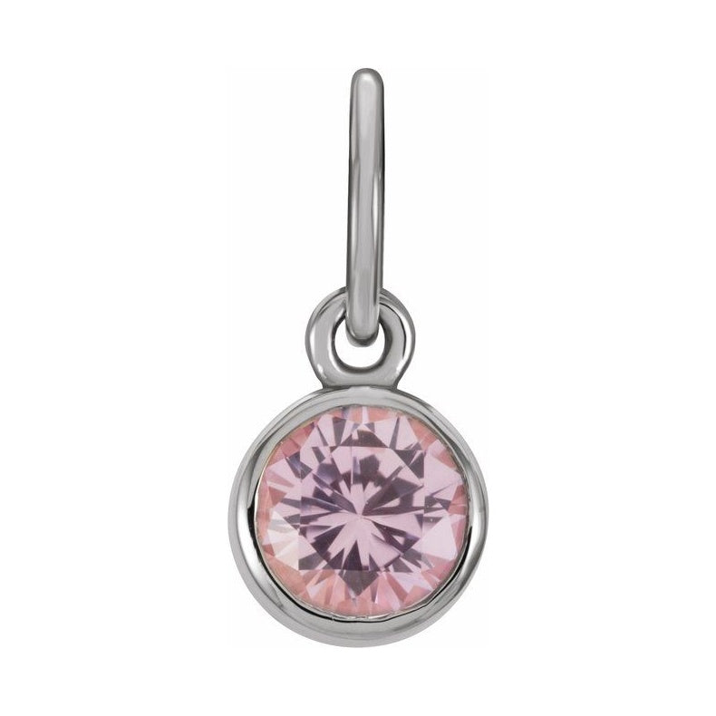 Posh Mommy® Imitation Birthstone Charm/Pendant