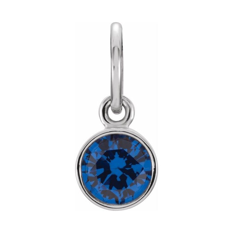 Posh Mommy® Imitation Birthstone Charm/Pendant