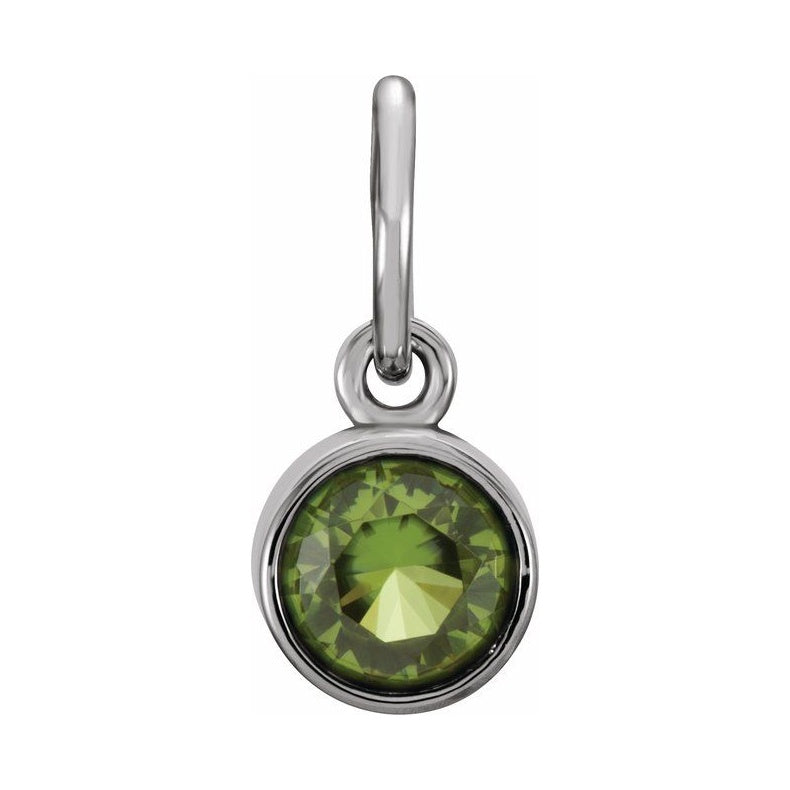 Posh Mommy® Imitation Birthstone Charm/Pendant