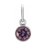 Posh Mommy® Imitation Birthstone Charm/Pendant