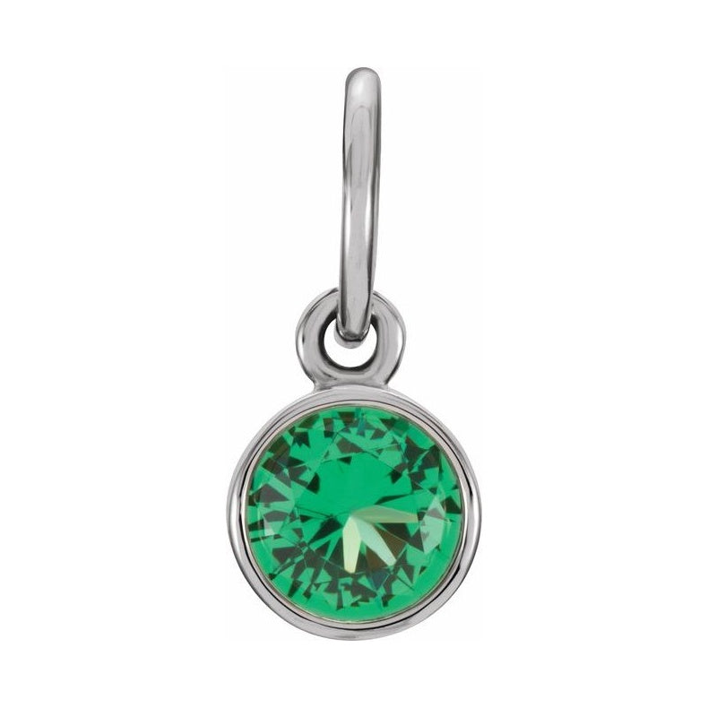 Posh Mommy® Imitation Birthstone Charm/Pendant