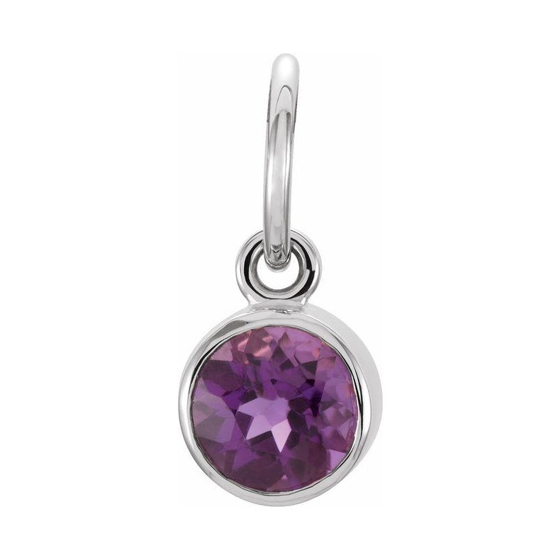 Posh Mommy® Imitation Birthstone Charm/Pendant